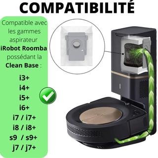 Bolsa de aspiradora para iRobot Roomba j7+/j7/s9+/s9/i8+/i8/i7+/i7/i6+/i5+/i4+/i3+ bolsas de polvo para base limpia [Lote 10] Phonillico®