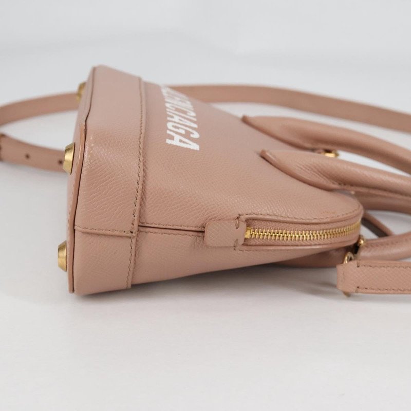 Bolso de cuero Balenciaga Logo Ville XXS