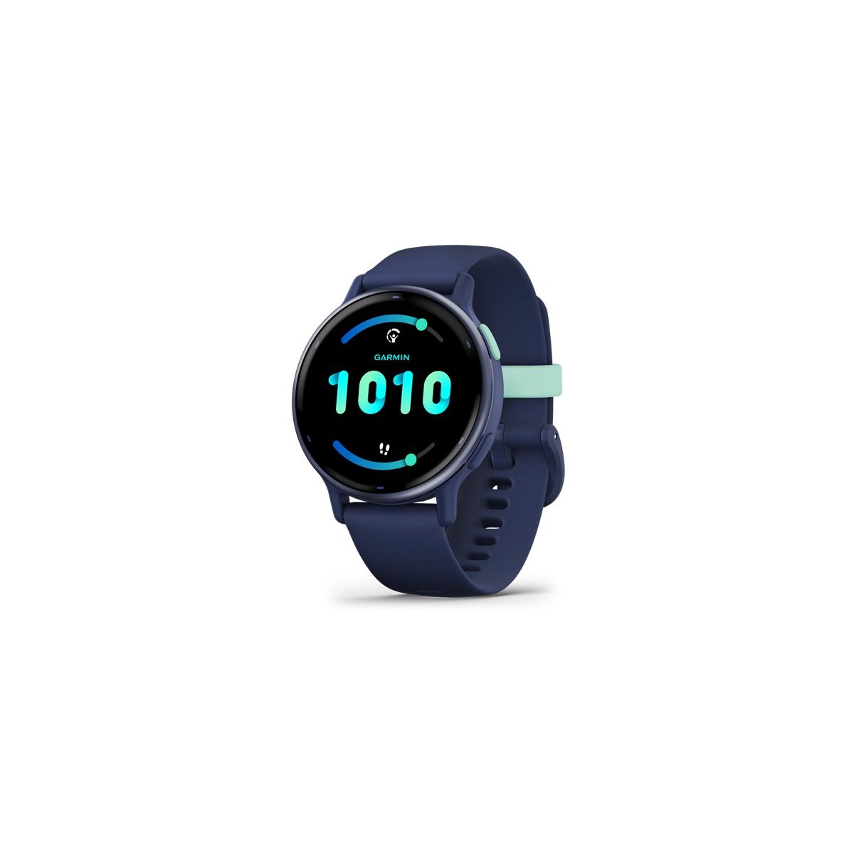 Garmin Montre sport GARMIN Vivoactive 5 Metallic Blue bracelet bleu