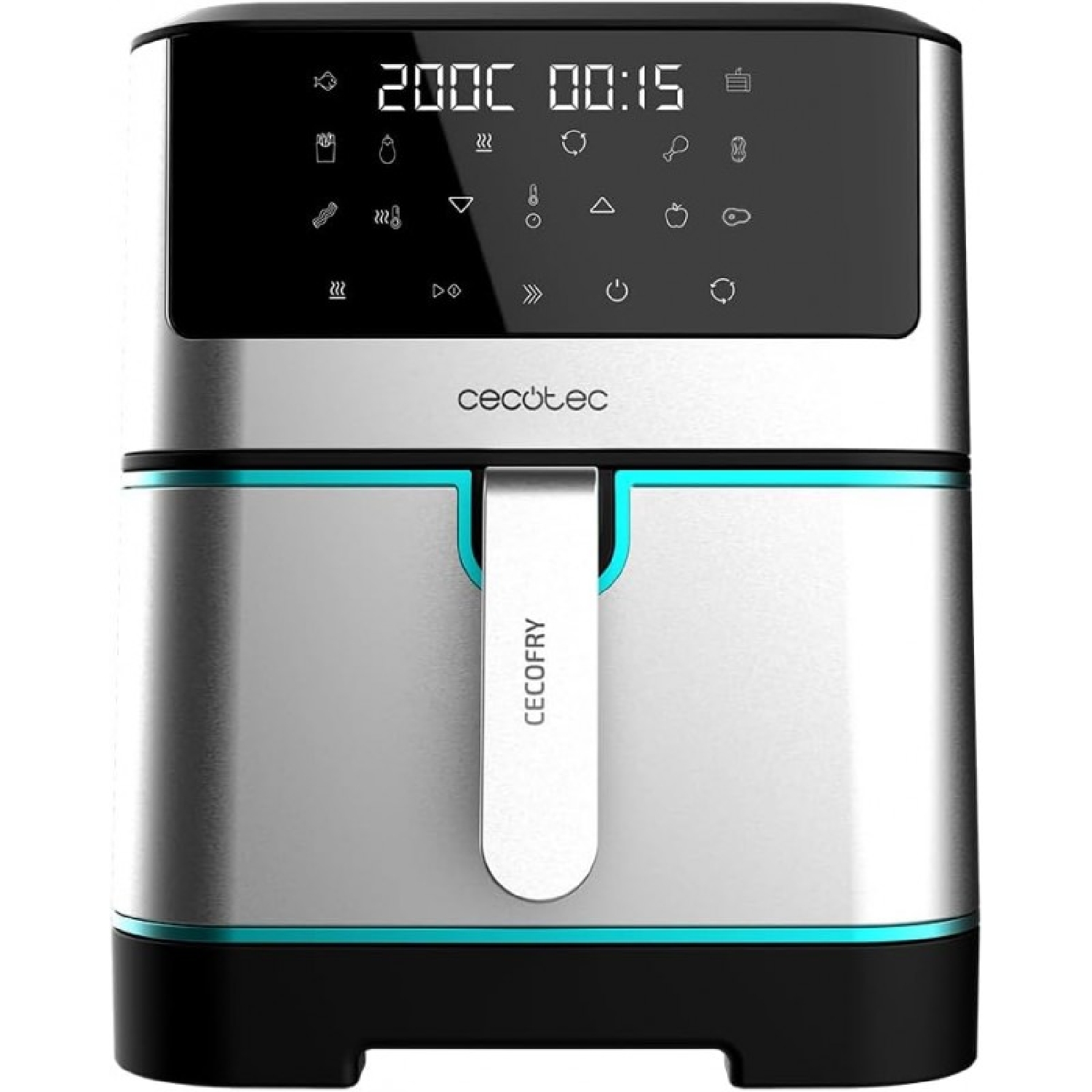 Cecotec Cecotec Friteuse sans Huile de 8 L Cecofry Supreme 8000. 1800 W, 10 Menus, Technologie Perfect Cook