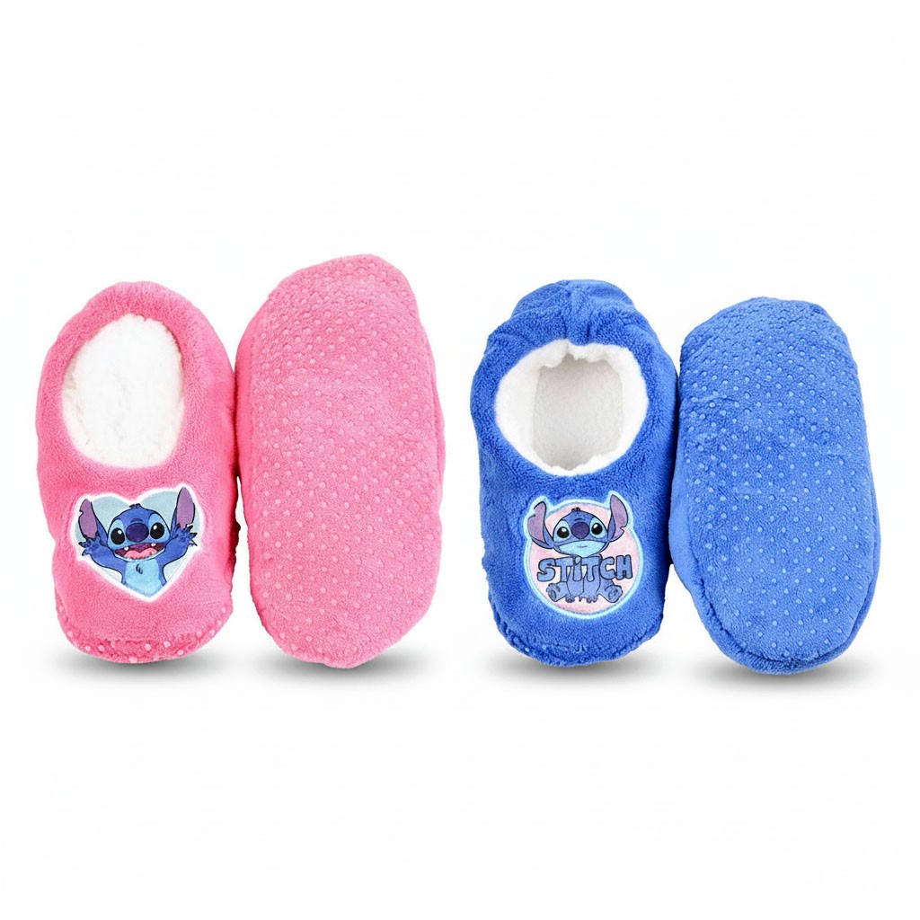 Disney Pack de Chaussons Antidérapants Enfant LILO & STITCH (Lot de 2)