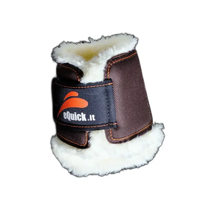 Equick Protège-boulets pour cheval arrière eQuick Etraining fluffy
