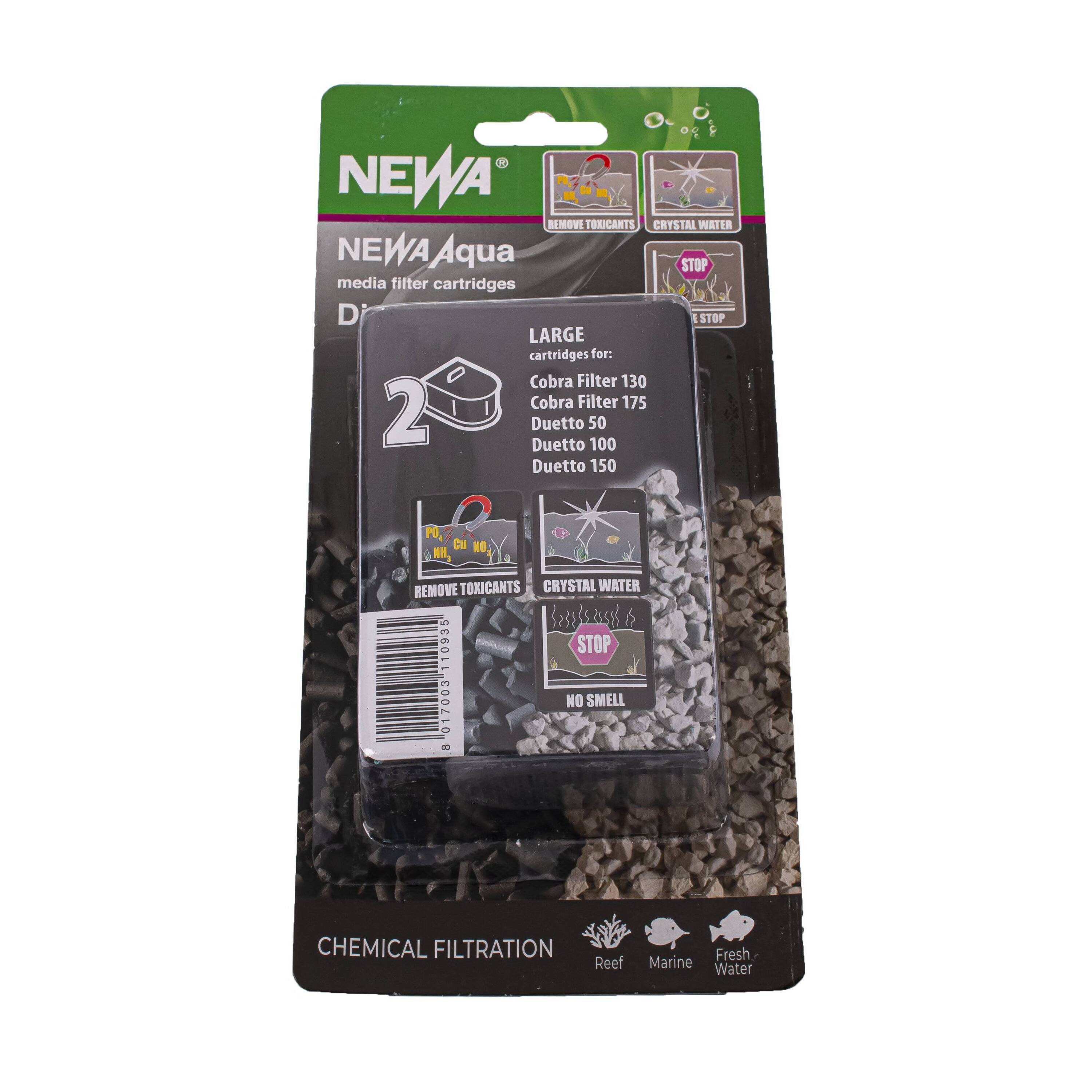Newa Accessoire filtre d'aquarium Newa Carbon & Zéolithe Duetto (x2)