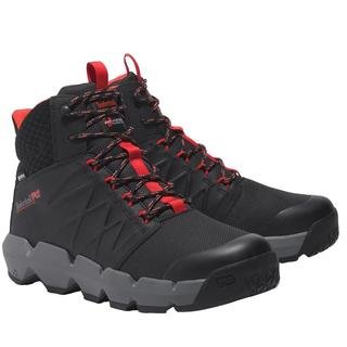 Timberland Pro - Botas de Seguridad Morphix para Hombre (Negro, Rojo)