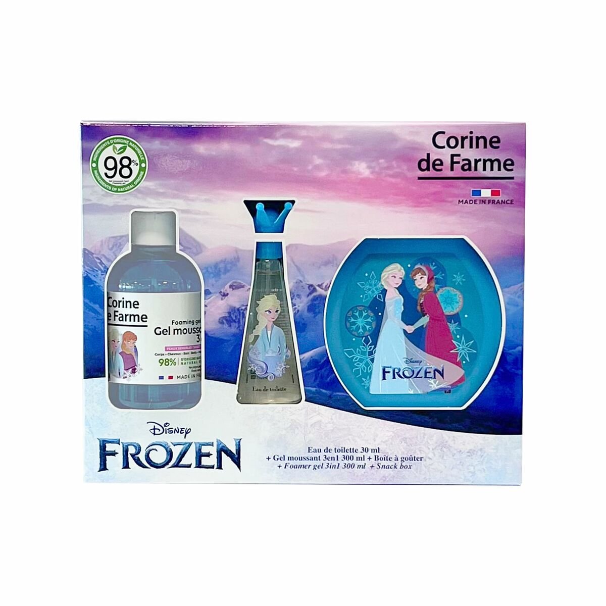 Corine De Farme Corine de Farme Parfum pour enfant FROZEN EDT 30 ml 300 ml 3 Pièces