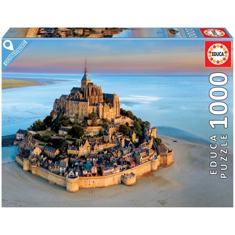 Educa Puzzle de 1000 pièces Educa Mont Saint Michel
