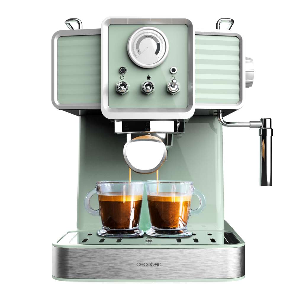 Cecotec Cecotec Machine à Café Expresso Power Espresso 20 Tradizionale Vert Clair