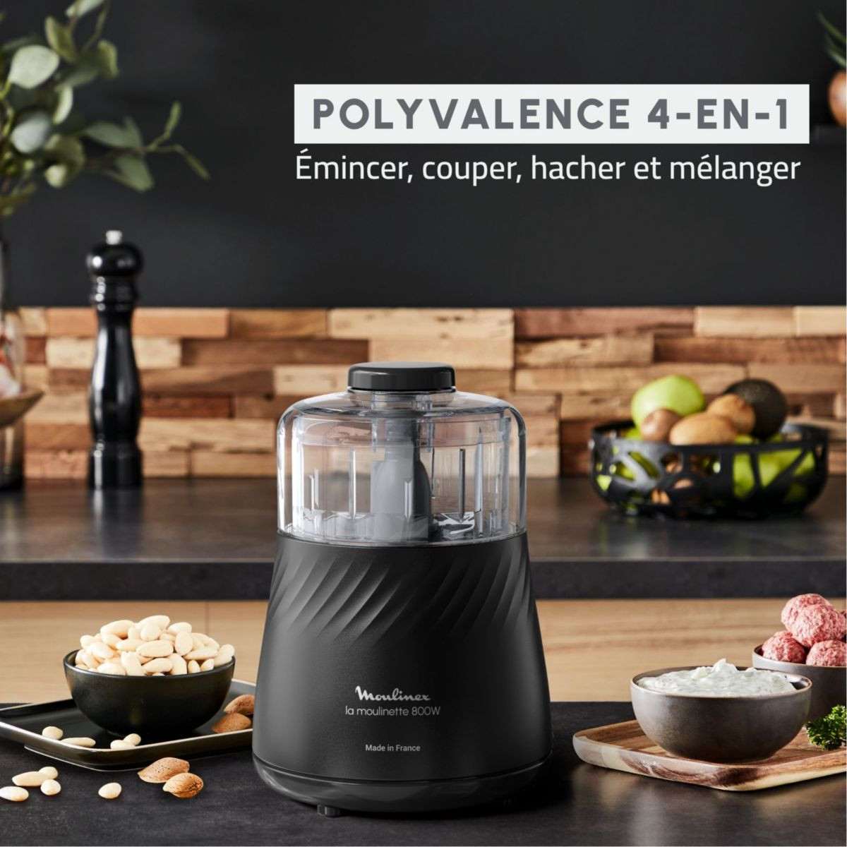 Moulinette Hachoir Moulinex Type 320 700W Orange - Occasion Fonctionne