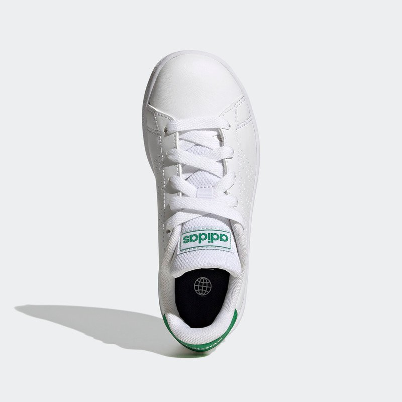 Chaussure à lacets Advantage Lifestyle Court en Blanc