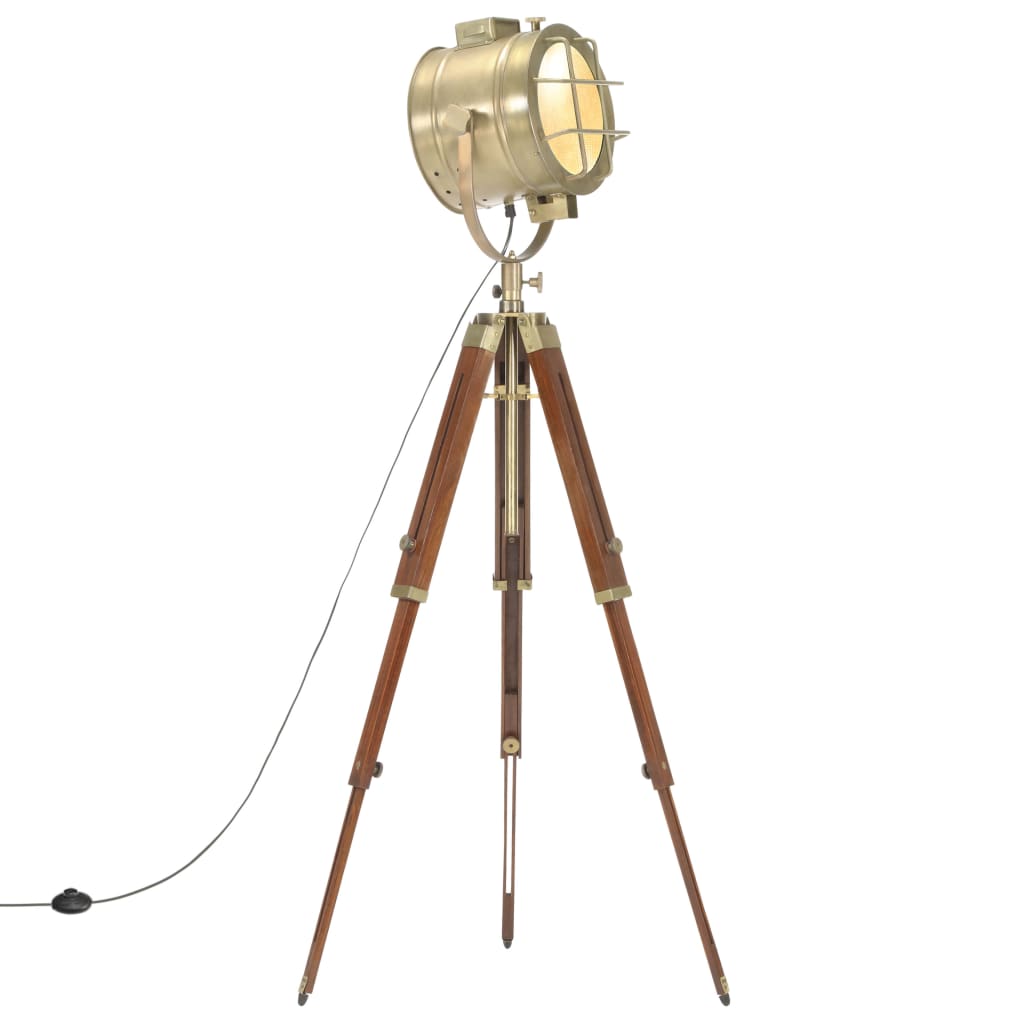 Vidaxl vidaXL Lampadaire à trépied bois de manguier massif 165 cm