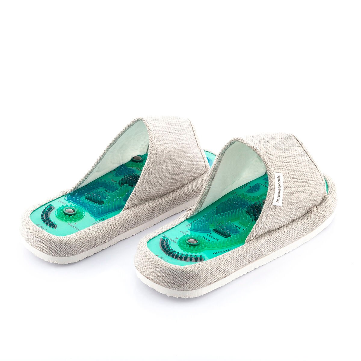 Innovagoods InnovaGoods Chaussons d'Acupression Magnétique Massers S/M