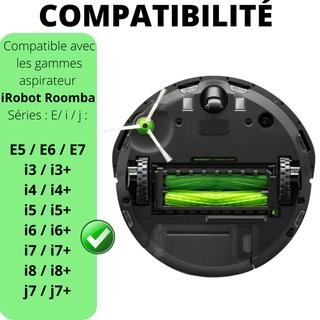 Pack accesorios para iRobot Roomba j7+/j7/i8+/i8/i7+/i7/i6+/i6/i5+/i5/i4+/i4/i3+/i3/E5/E6/E7 Filtros/cepillos laterales/rodillos extractores