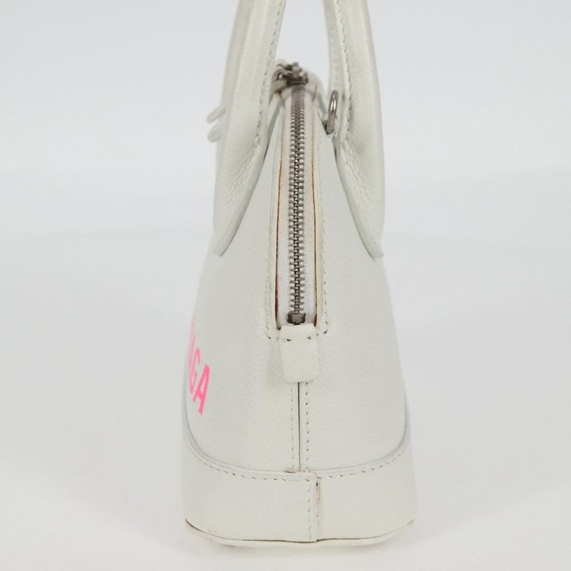 Bolso de cuero Balenciaga Logo Ville XXS