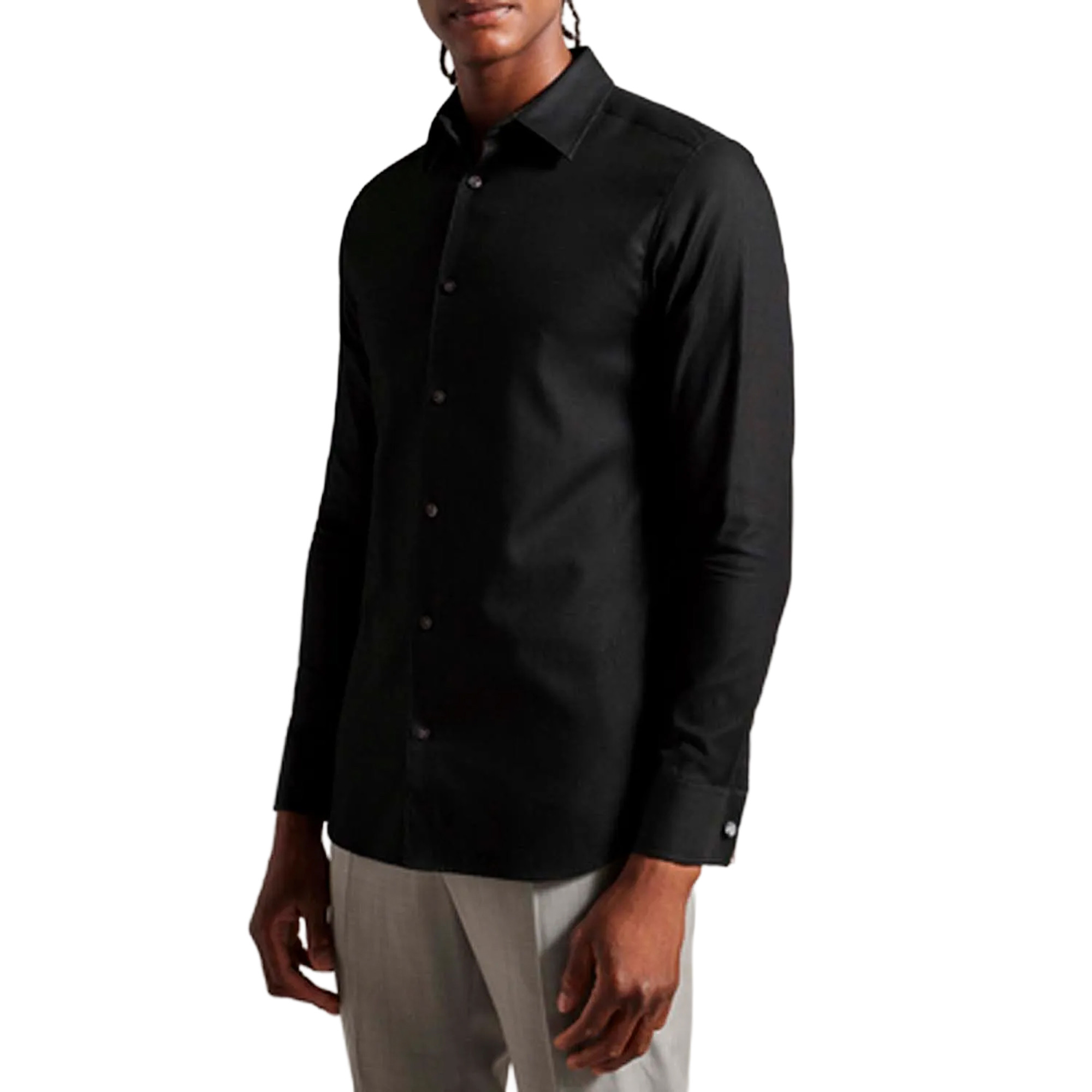 Chemise Homme Ted Baker à Manches Longues - Imprimé Floral - Taille M - Occasion Très Bon état