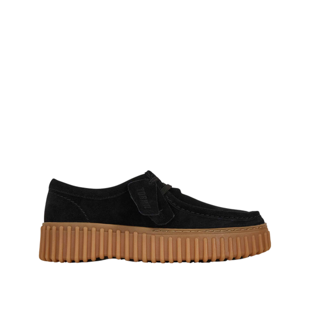 Clarks Chaussures Clarks Torhill Bee daim noir