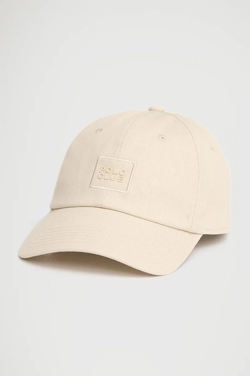 Polo Club Casquette beige à six panneaux avec logo Polo Club