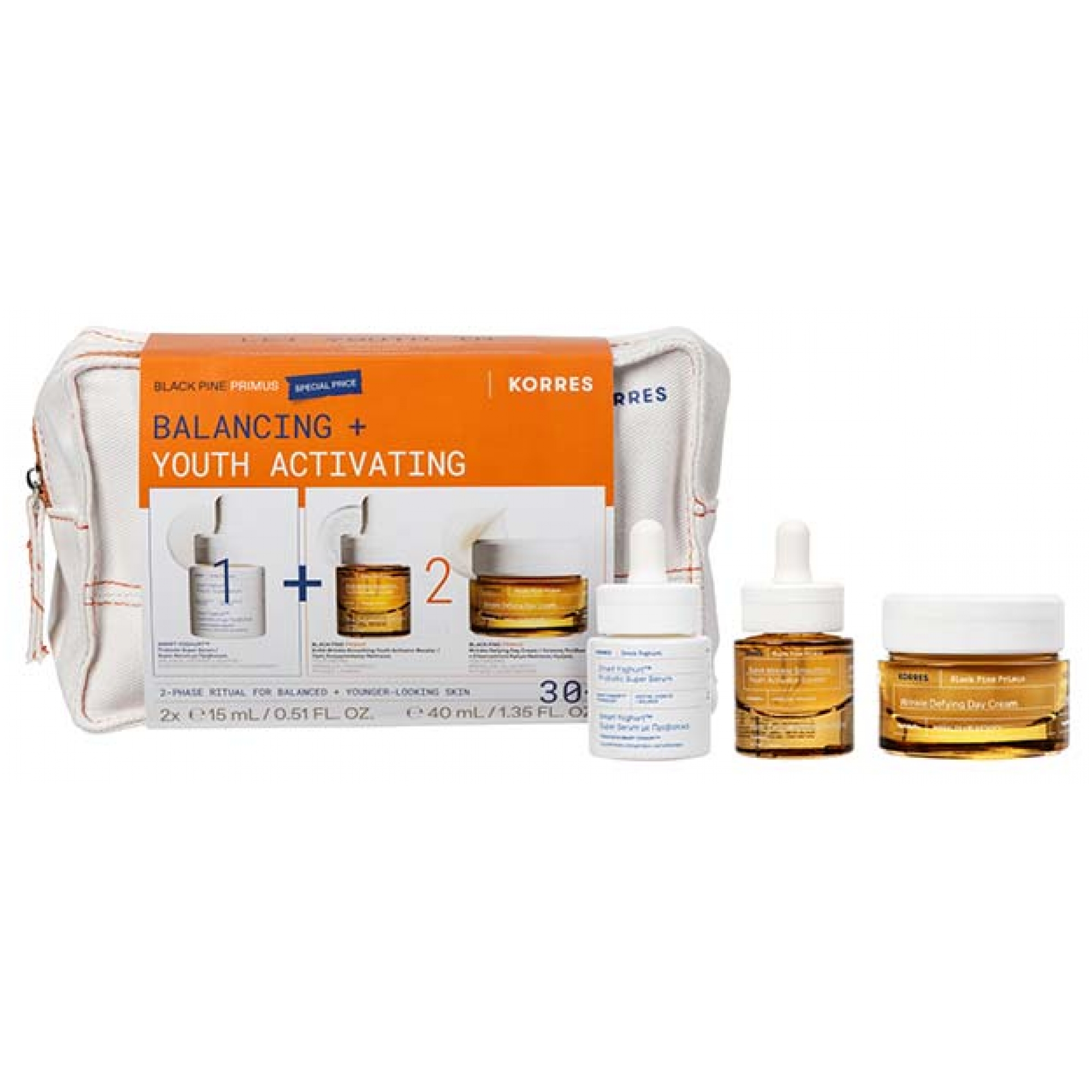 Korres Korres Pin Noir Trousse Activateur de Jeunesse + Équilibrer