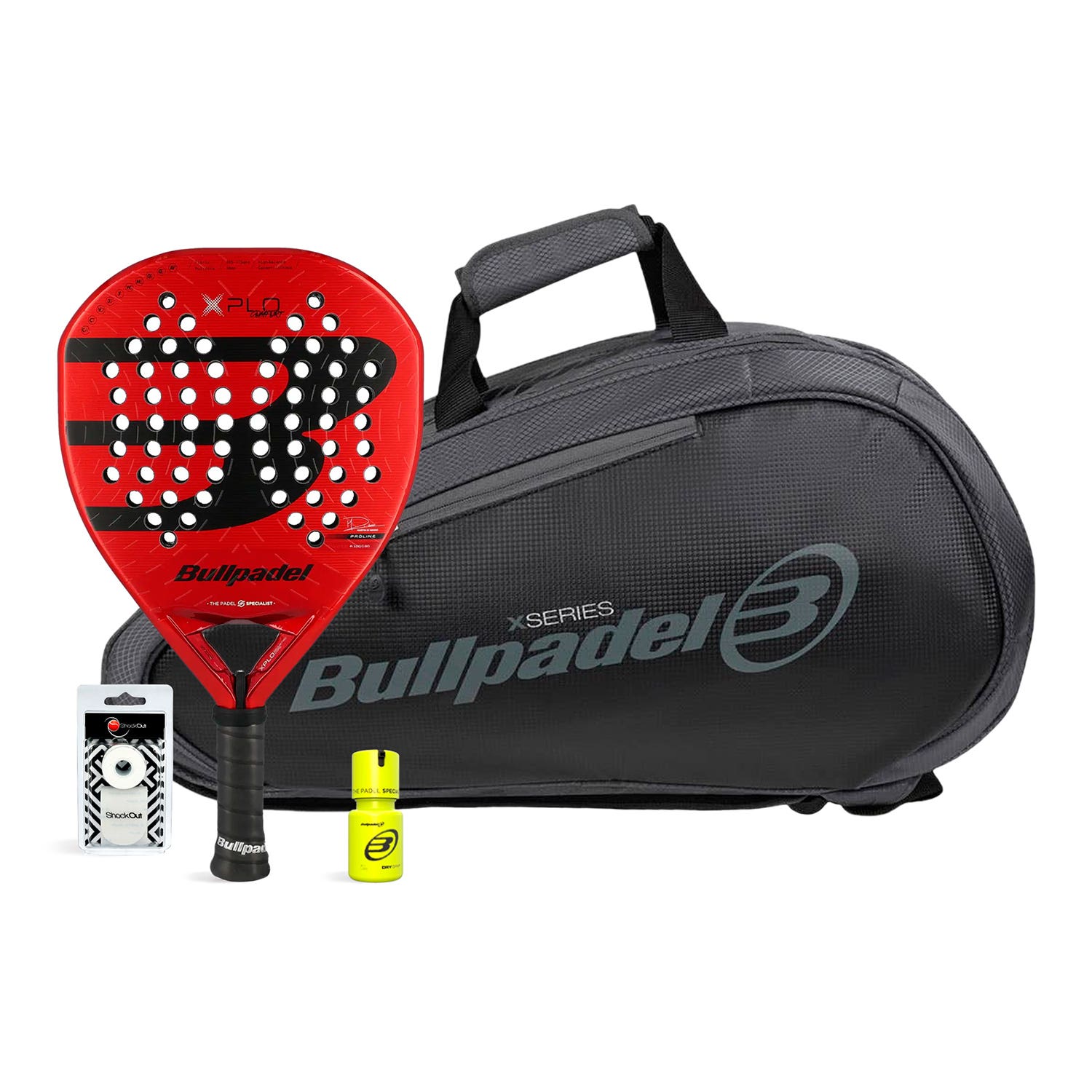Bullpadel Pack Bullpadel Xplo Comfort Sac De Padel Avant Dry Grip