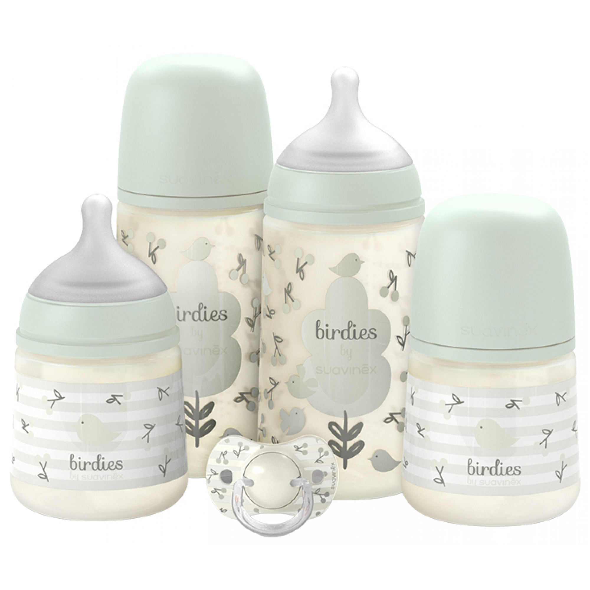 Suavinex Suavinex Birdies Les Essentiels Set Nouveau-Né (Couleur : Vert)
