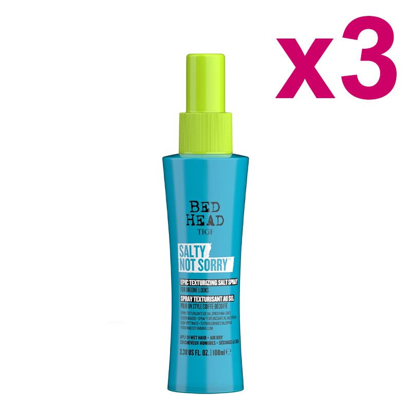 Tigi TIGI Kit Bed Head Salty Not Sorry Texturizing Salt Spray 3 Pièces x 100ml