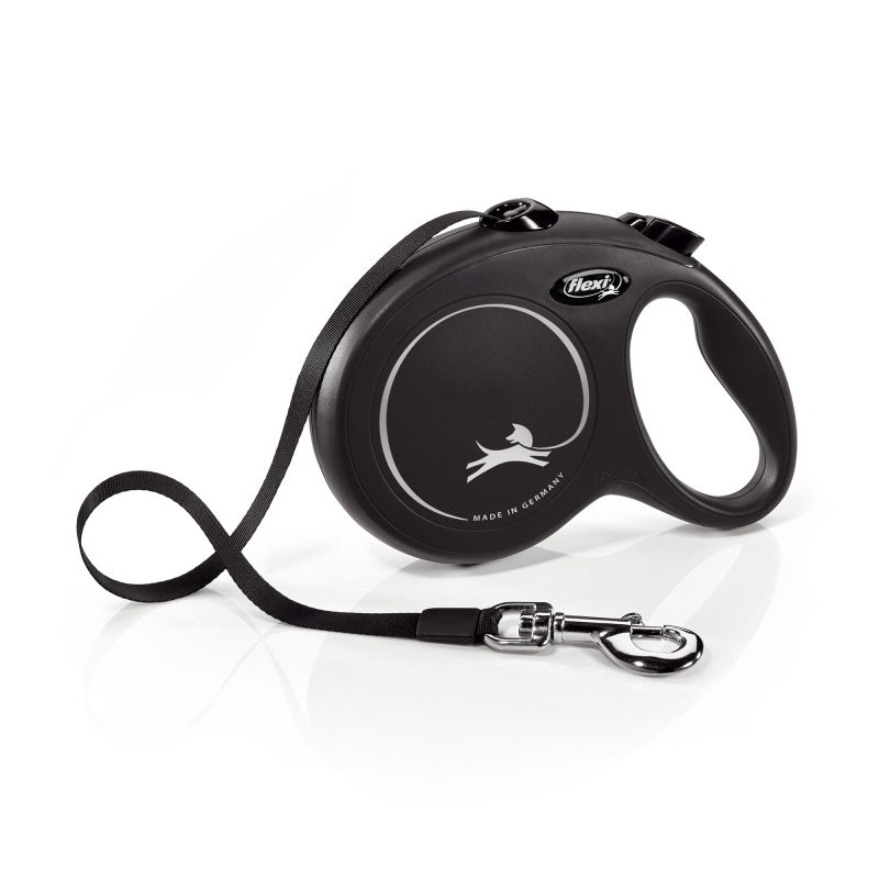 Flexi Laisse New Classic L Tape 5 m black Flexi CL30T5-251-S-20