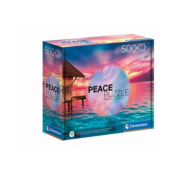 Clementoni Puzzle 500 pièces Clementoni Peace Living the Present