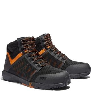 Timberland Pro - Botas a los Tobillos Radius para Hombre (Negro, Naranja)