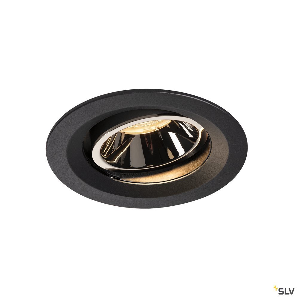 Jardideco Encastré de plafond intérieur NUMINOS® MOVE M, orientable, 40°, noir/chrome, LED, 17,55W, 3000K