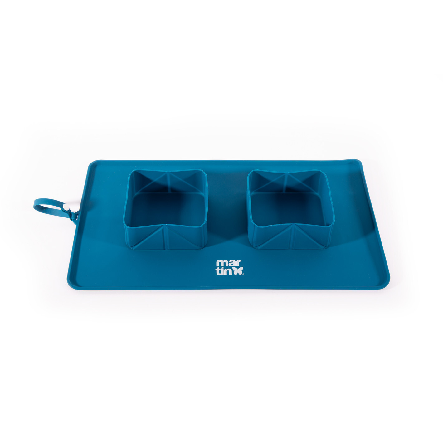 Martin Sellier Gamelle pour chien double pliable en silicone Martin Sellier