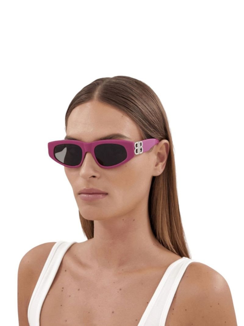 Balenciaga Gafas de sol fucsia/negro