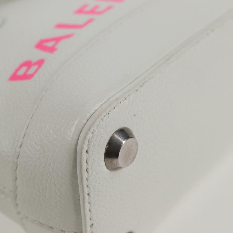Bolso de cuero Balenciaga Logo Ville XXS