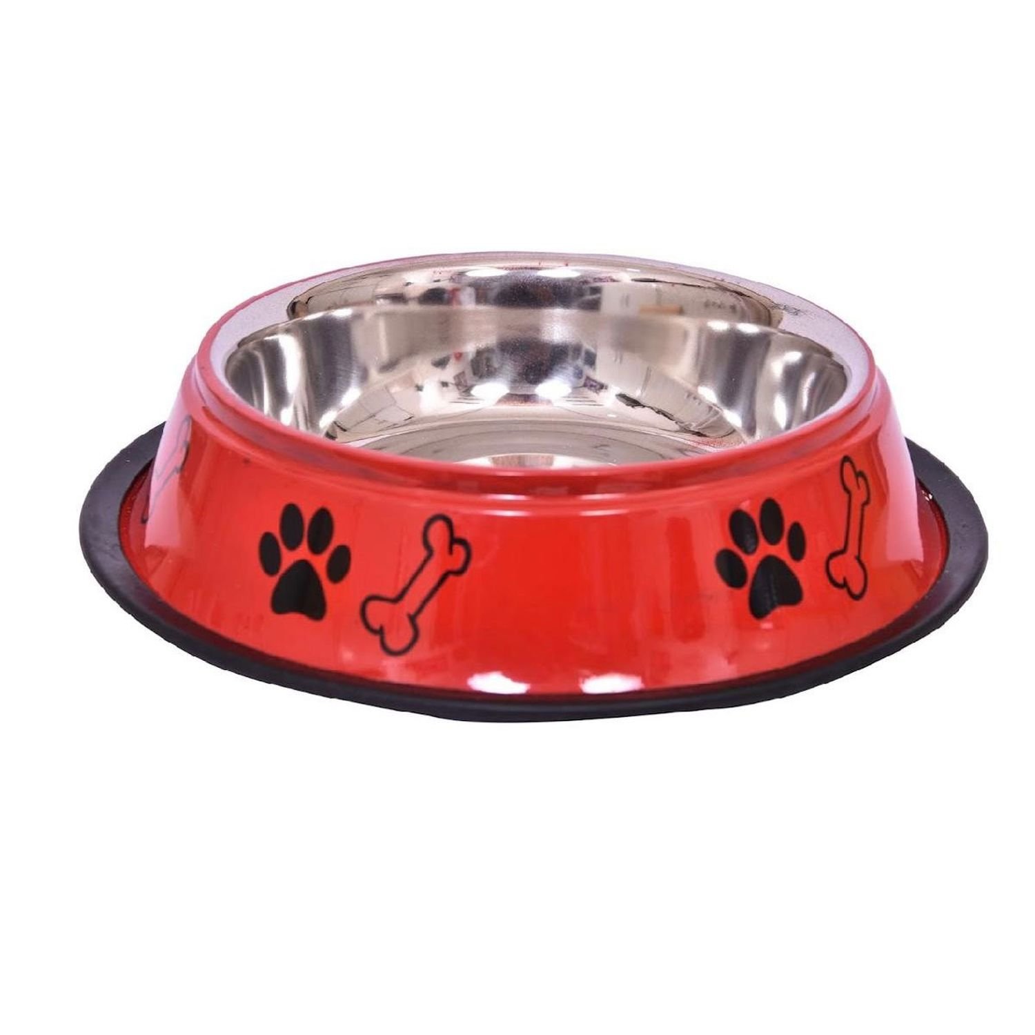 Dogi Gamelle pour chien avec base anti-dérapante - Rouge