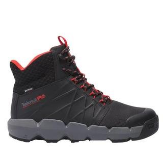 Timberland Pro - Botas de Seguridad Morphix para Hombre (Negro, Rojo)