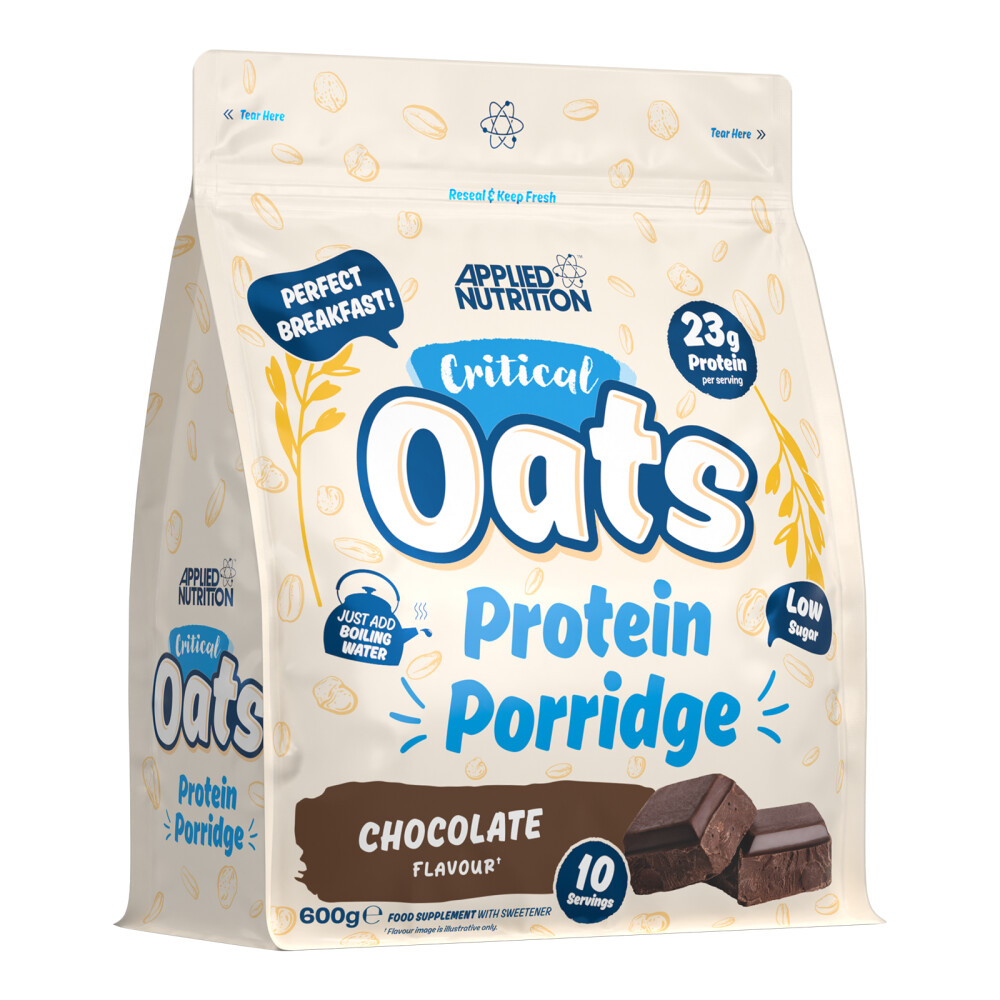 Applied Nutrition Applied Nutrition - Flocons d'avoine en poudre protéinés - Critical Oats - Chocolate 600g