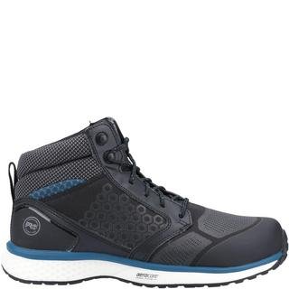 Timberland Pro - Botas de Seguridad de Compuesto Reaxion Mid con Cordones para Hombre (Negro, Azul)