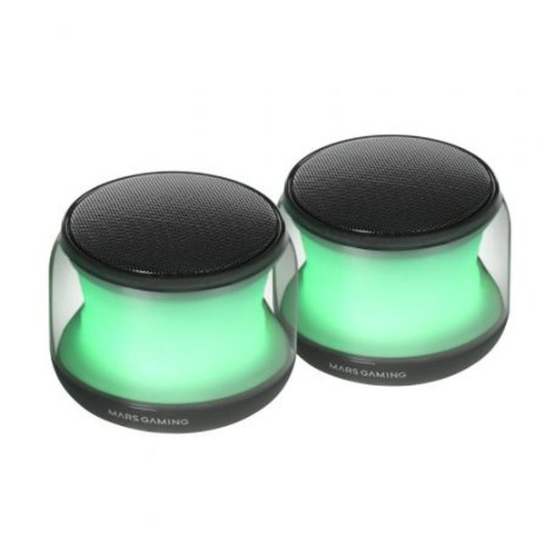 Look & Feel Haut-parleurs bluetooth portables Mars Gaming MSAURA Noir 15 W
