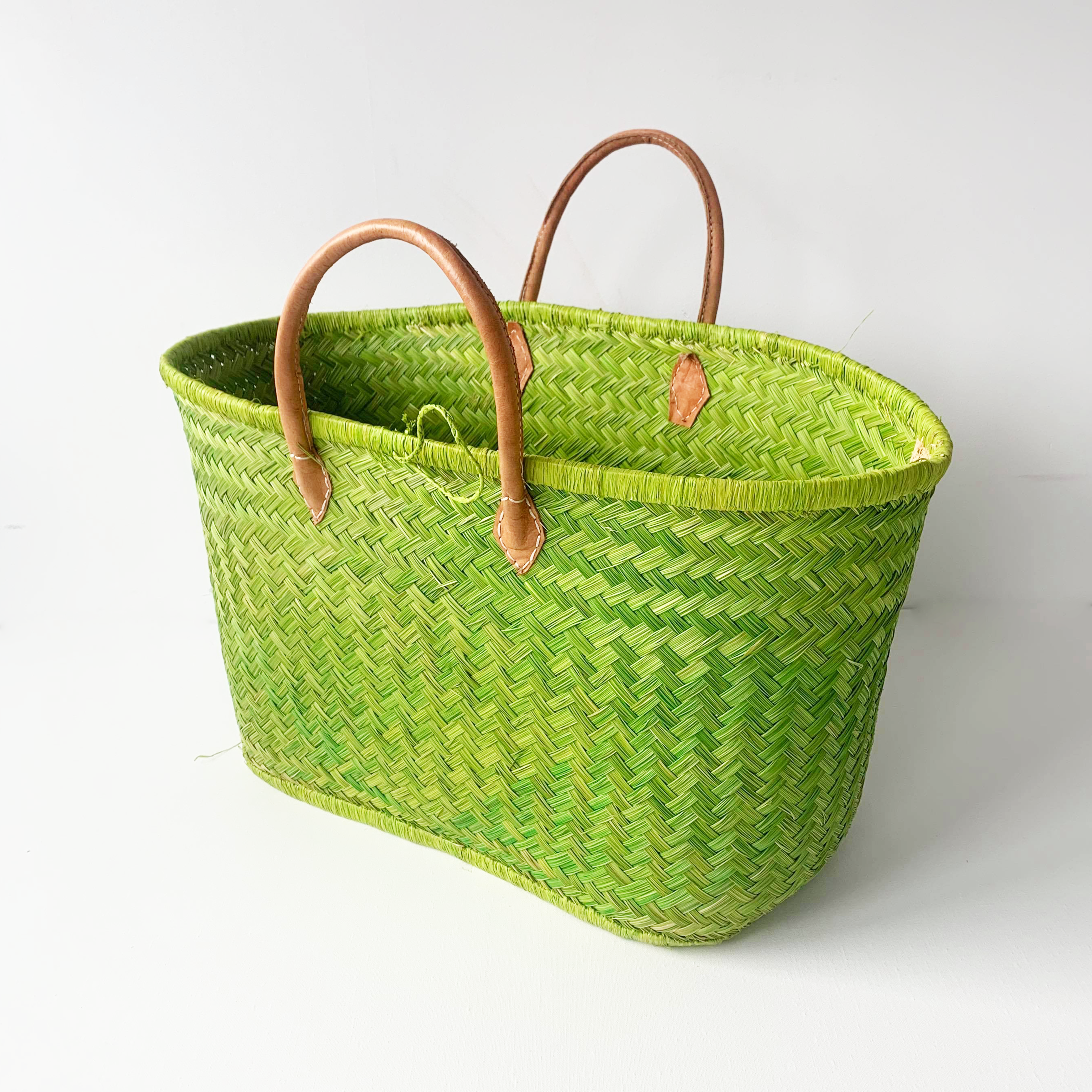 Panier Aravola Luxe Vert LE COMPTOIR DE LA PLAGE Showroomprivé