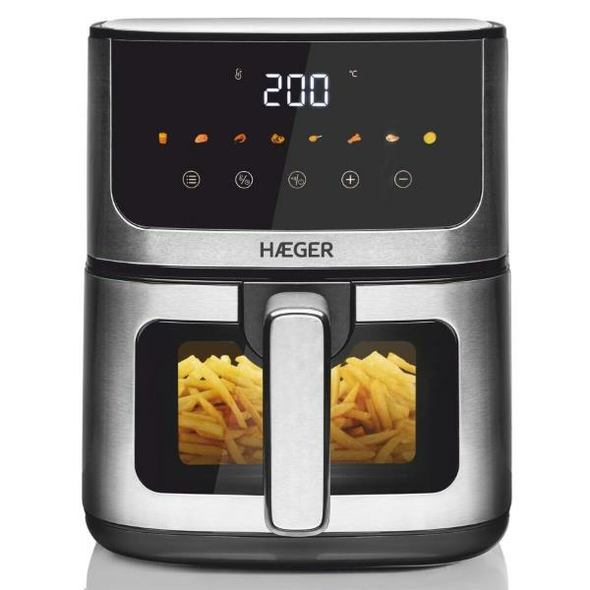 Haeger Haeger Friteuse à Air Magic Window Gris 1400 W