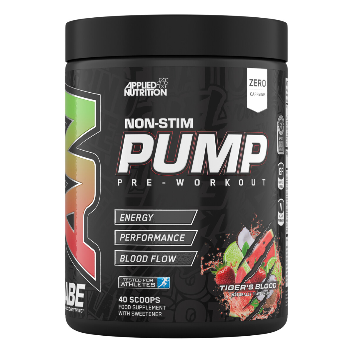 Applied Nutrition Applied Nutrition - Pre-workout sans caféine - ABE Pump - Tigers Blood 500g