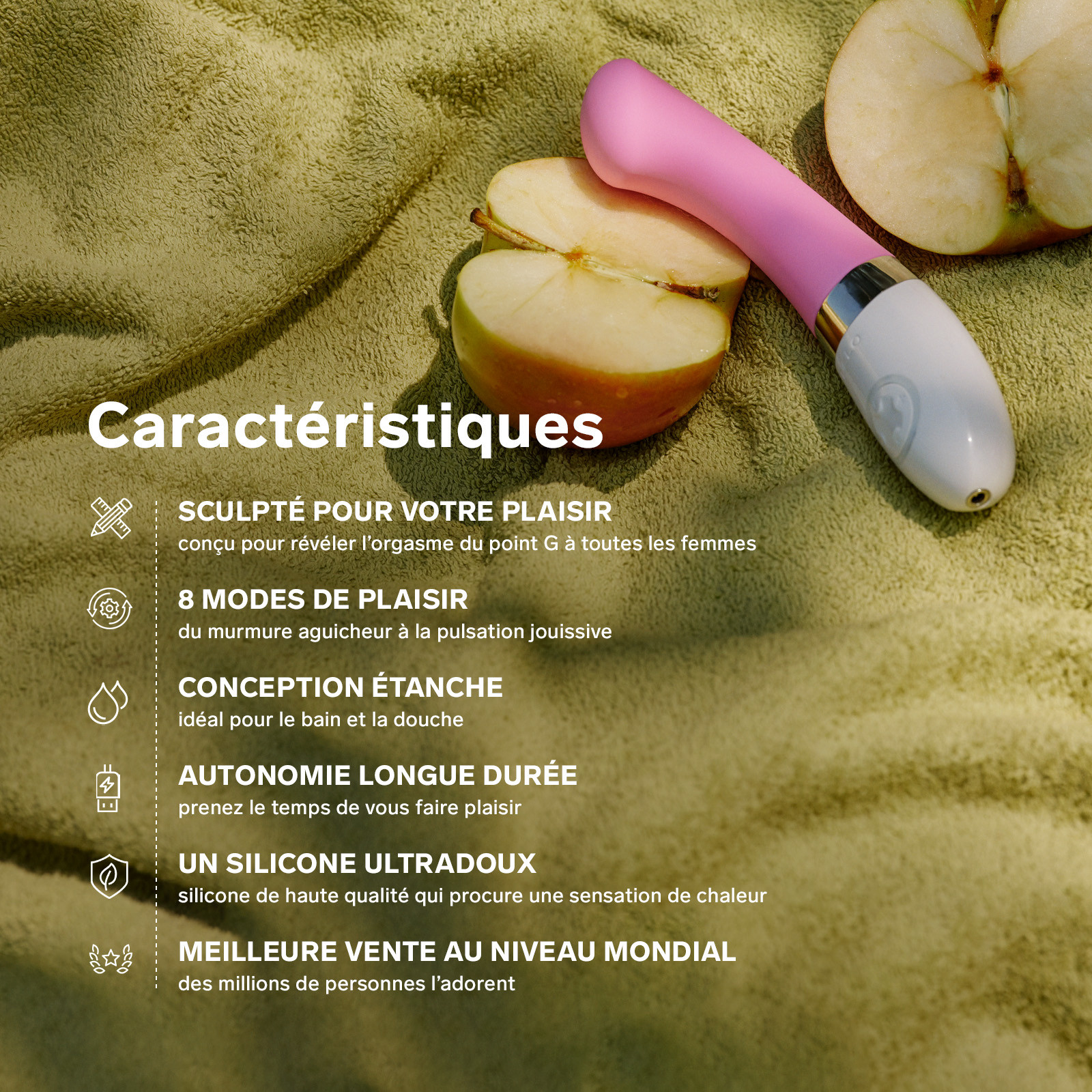 Vibromasseur LELO Gigi Rose - Haut De Gamme, Discret, Pour Le Plaisir Féminin