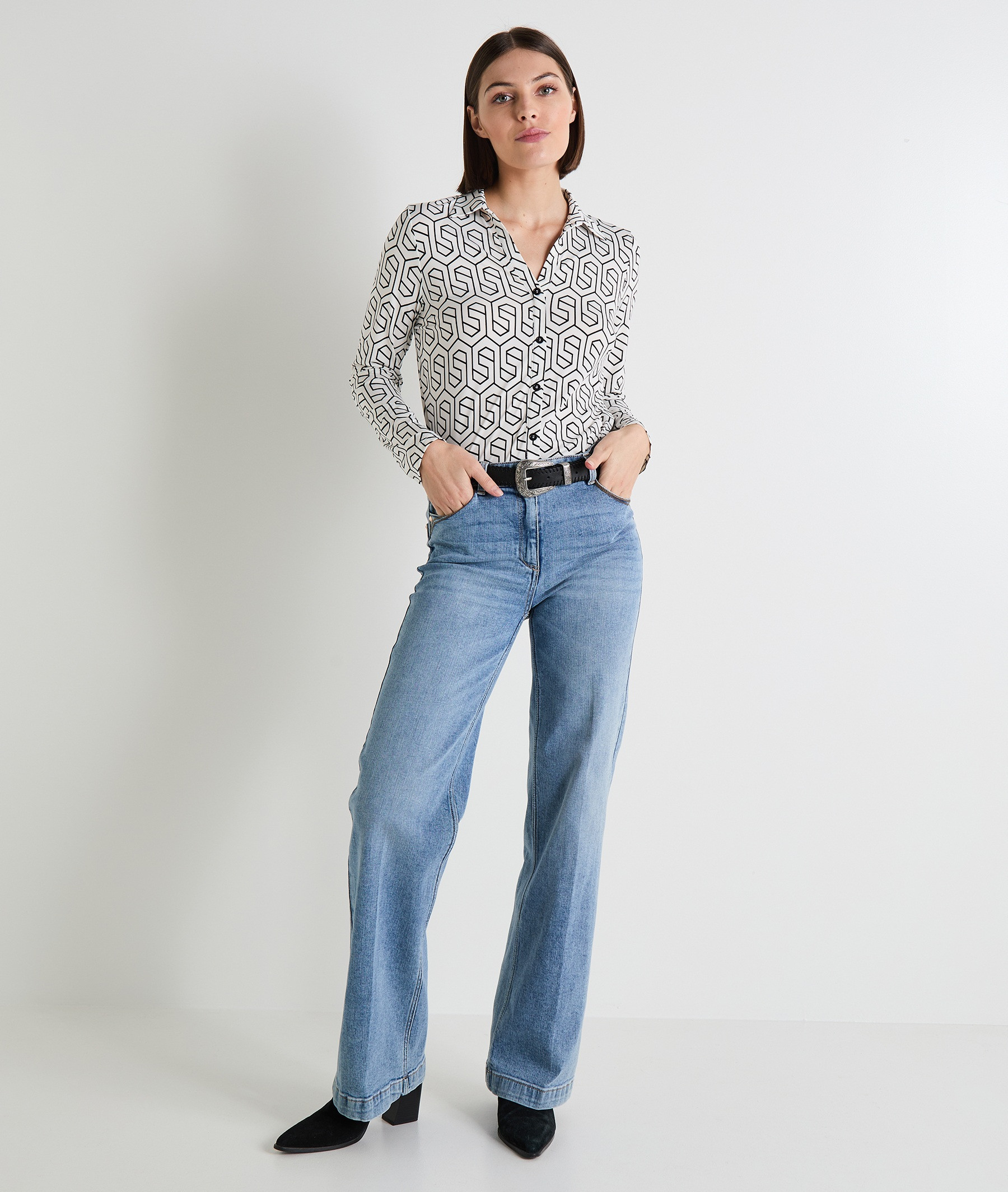 Grain de Malice Chemisier imprimé femme GRAIN DE MALICE