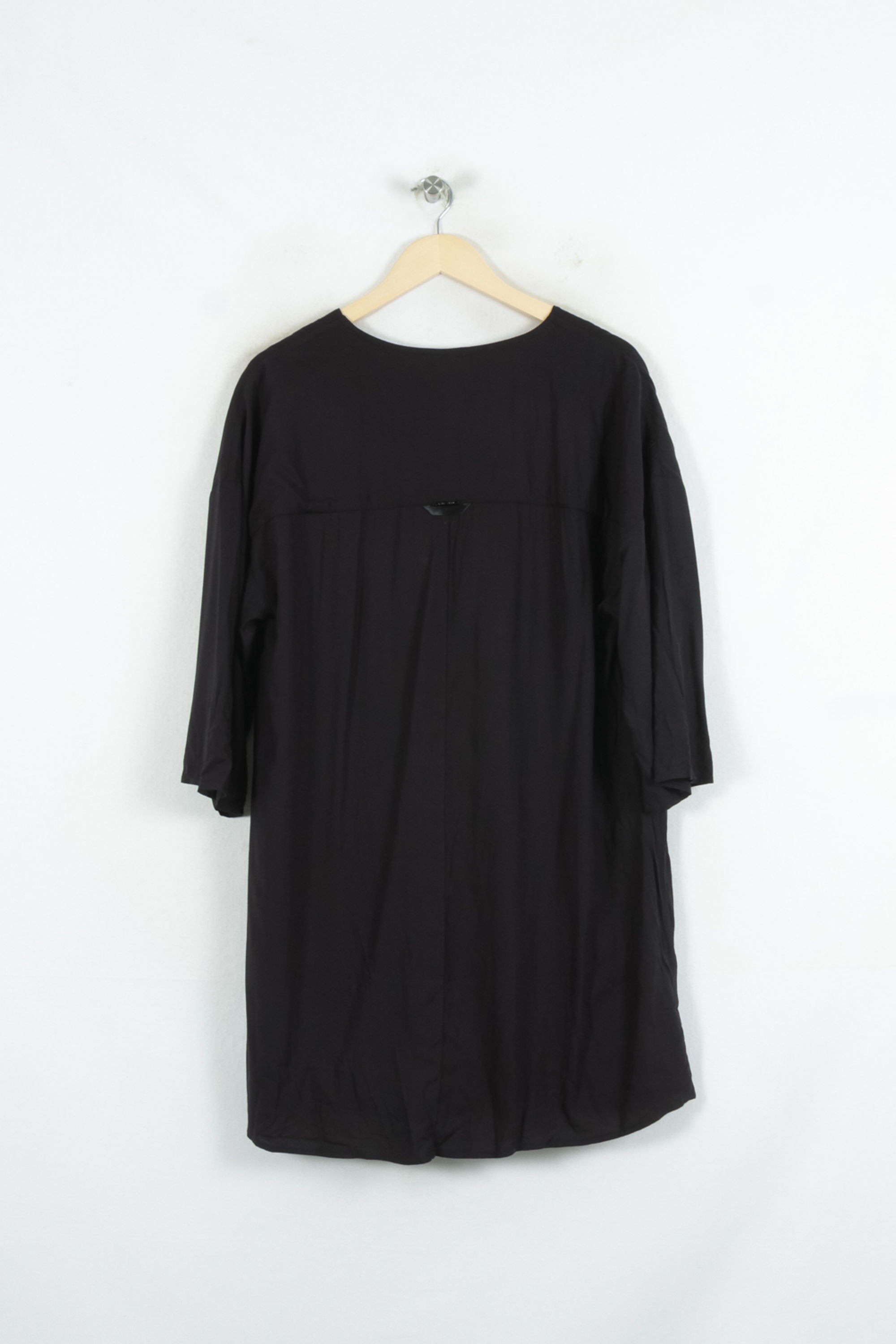 Stone Island Stretch-TC Garment Dyed Short Sleeve Overshirt Black END. (DE