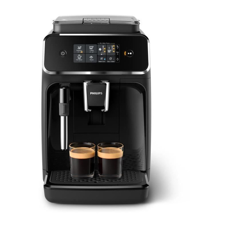 Philips Machine expresso broyeur automatique - PHILIPS - EP2225/10 - 1500 W - 275 g de grains - Noir mat