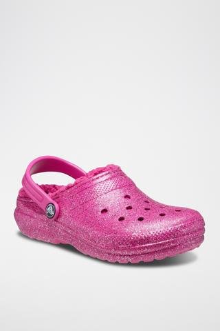 Zuecos forrados Classic Lined - Fucsia